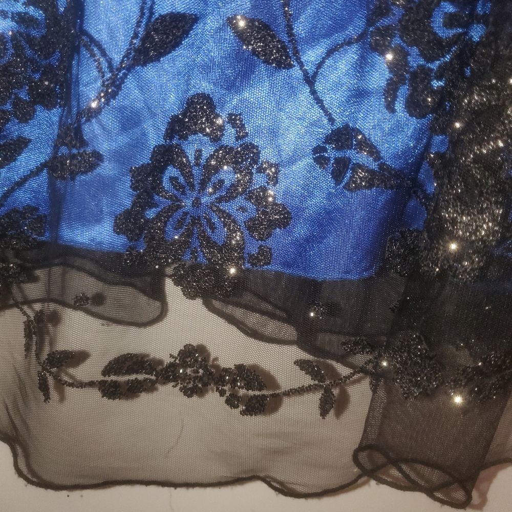 Vintage Sparkly Prom Dress y2k Whimsigoth - Picture 6 of 13